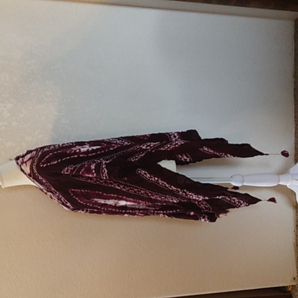Mudd purple tie dye throw over one size - Picture 3 of 4